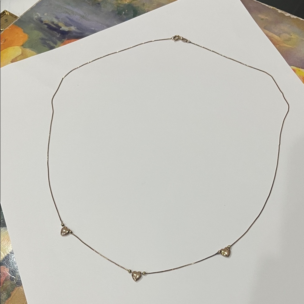 10kt Yellow Gold Heart Necklace